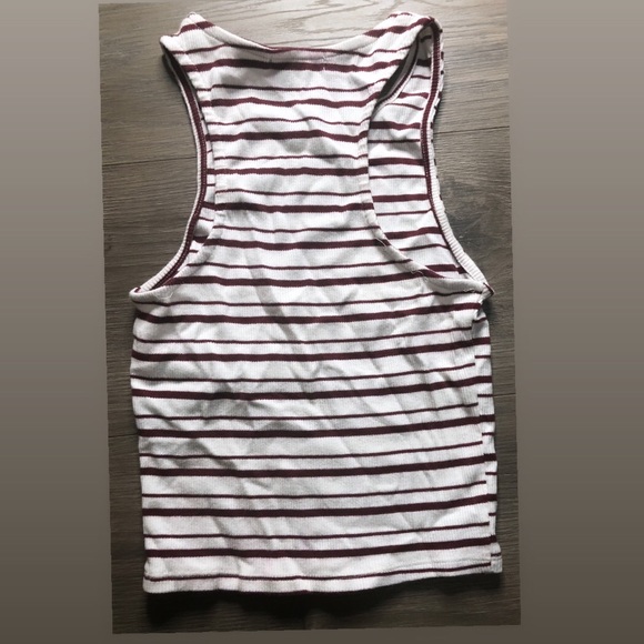 Striped cropped top size small - Picture 2 of 2